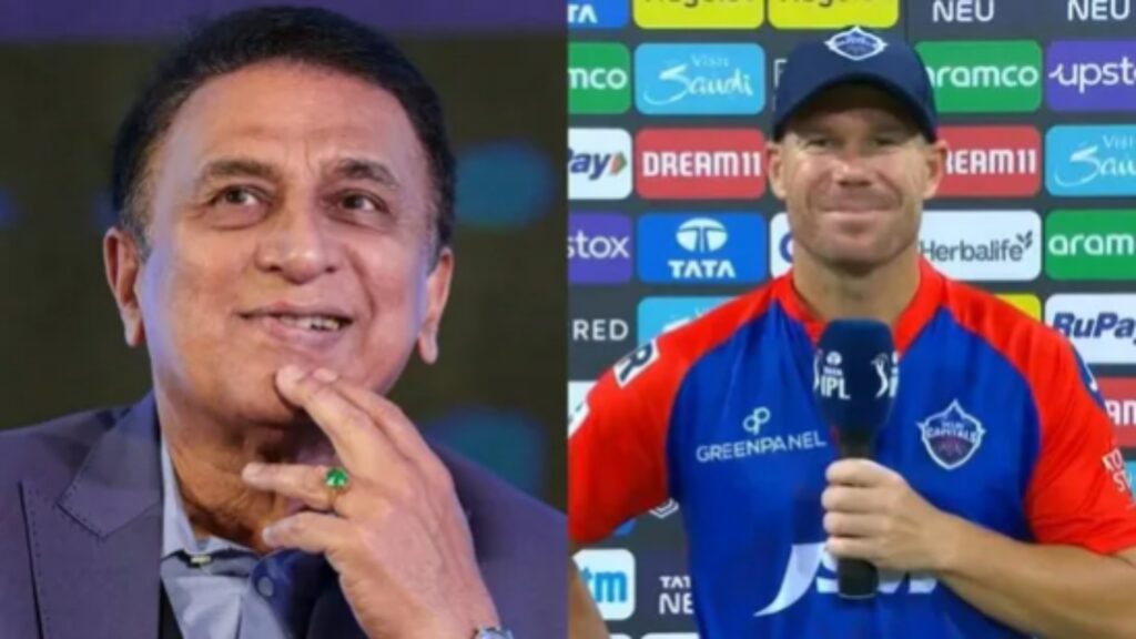 Sunil Gavaskar; David Warner