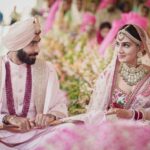 Jasprit Bumrah and Sanjana Ganeshan's wedding photo