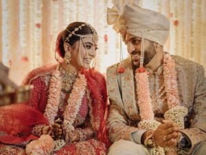 Shardul Thakur with his wife Mittali Parulekar 