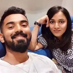 KL Rahul with his sister