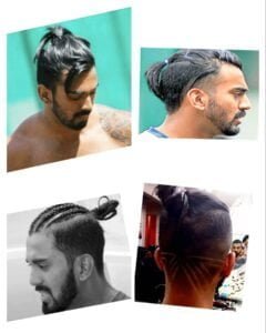 KL Rahul's long hair 