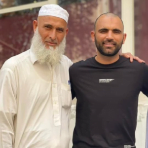 Faqir Gul, Fakhar Zaman with his Father,