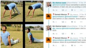 Mohmmad Kaif Controversy Surya Namaskar