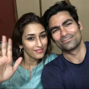 Mohmmad Kaif With His Wife Pooja