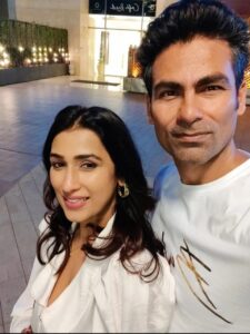 Mohmmad Kaif with his Wife