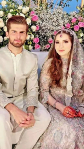 Shaheen afridi marriage photos,