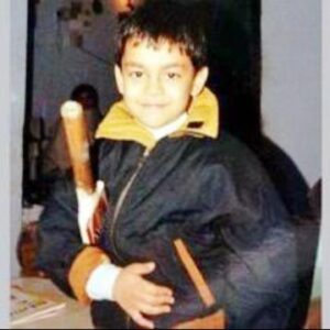 Ishan Kishan childhood pic 