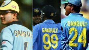 Sourav Ganguly jersey no 