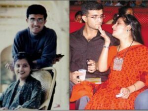 Sourav Ganguly with Dona Ganguly 