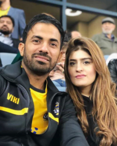 Zainab Choudhary, Wahab Riaz Wife,