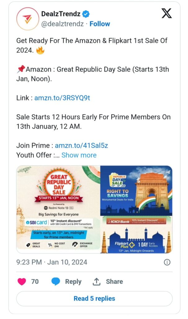 Amazon Great Republic Day Sale 2024,